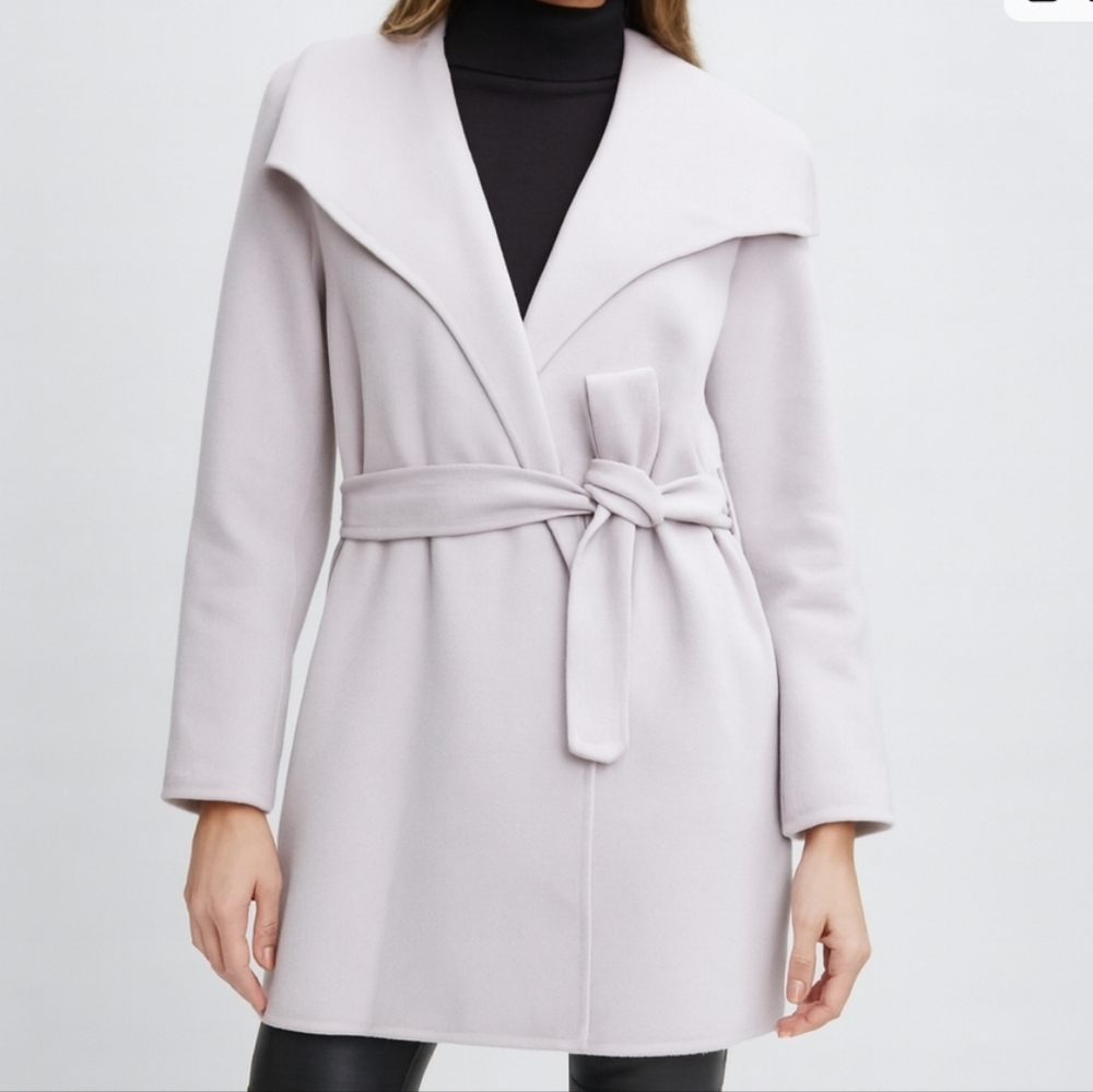 NWT TAHARI | $199 Wool Blend Wrap Coat